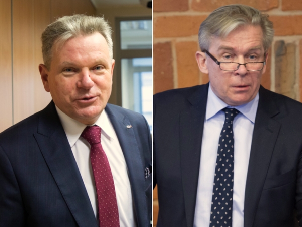 Konservatoriui užkliuvo dvikalbė lentelė ant susisiekimo ministro namo