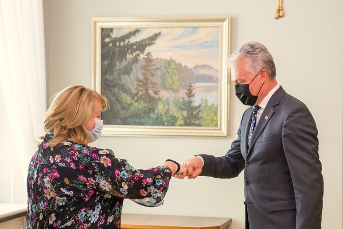 V. Blinkevičiūtė džiaugiasi prezidento įvertinimu: sakė, kad esame vienintelė kairioji partija