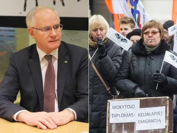 Ministras apie pedagogų reikalavimus: taškas dar nėra padėtas
