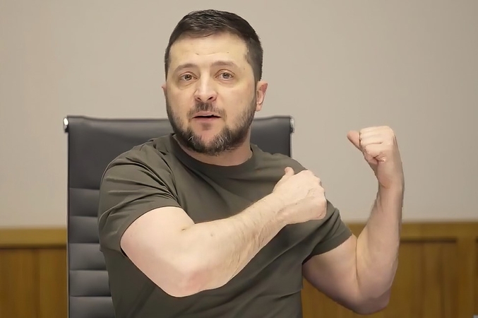 V. Zelenskis vėl prašo naikintuvų ir tankų: Vakarams stinga ryžto