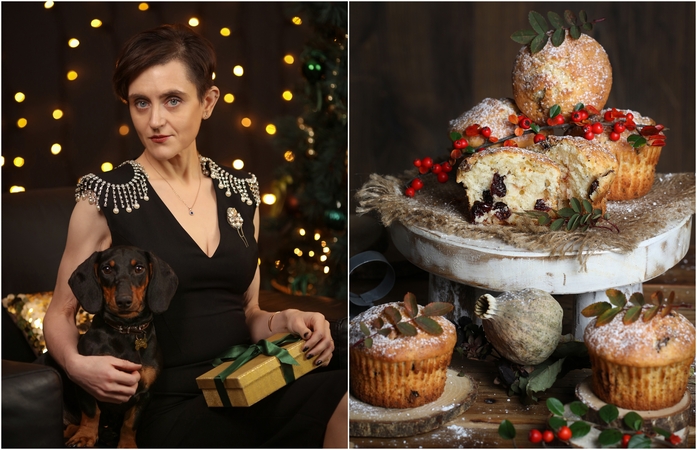Tradicijos: Naujuosius O. Stakucevič sutinka namuose su pačiais artimiausiais žmonėmis ir augintiniu.