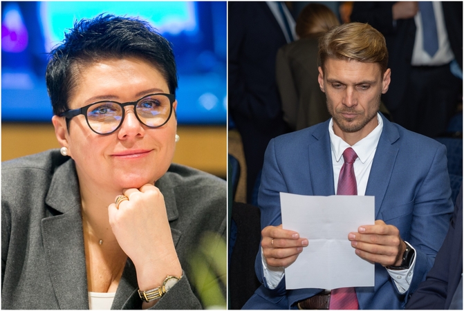  Atomazga: D. Gudzinevičiūtė didele persvara laimėjo rinkimų dvikovą su M. Marcinkevičiumi.
