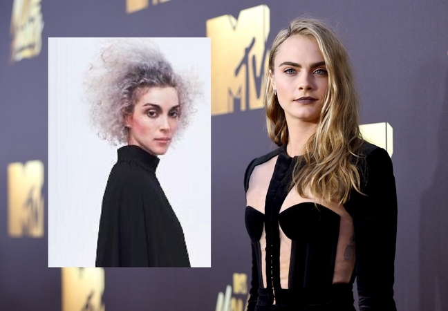 C. Delevingne pametė galvą dėl vyresnės muzikantės St. Vincent