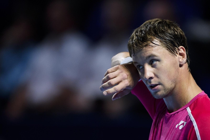 R. Berankis Paryžiuje sulaukė italų tenisininko keršto