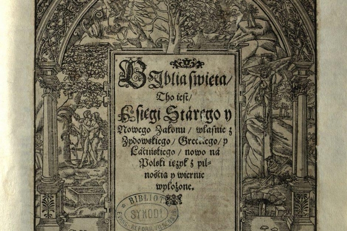 Ar žinojai, kur buvo išspausdinta pirmoji Biblija lenkų kalba?