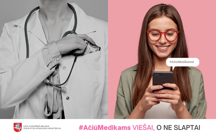 SAM: prasmingesnė padėka medikams – viešas atsiliepimas