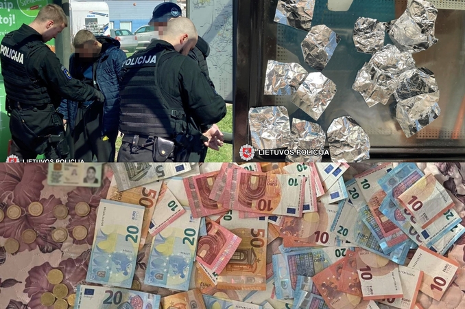 Sostinėje sulaikyti narkotikų platintojai ir pirkėjai