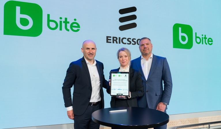 „Bitė Lietuva“ pasirašė 5G įrangos tiekimo sutartį su „Ericsson“