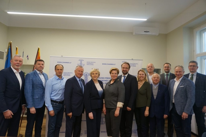 Susitikimas su Lietuvos banko valdybos pirmininku Gediminu Šimkumi