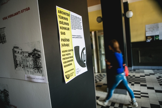 Kauno centriniam paštui gaivinti – jaunųjų architektų idėjos