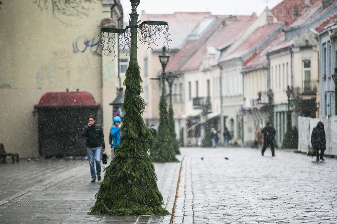 Sulauksime lietaus ir snaigių, bet labai šalta nebus