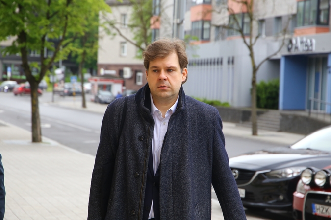 Kristijonas Bartoševičius atvyko į teismą pratęsti savo baigiamąją kalbą