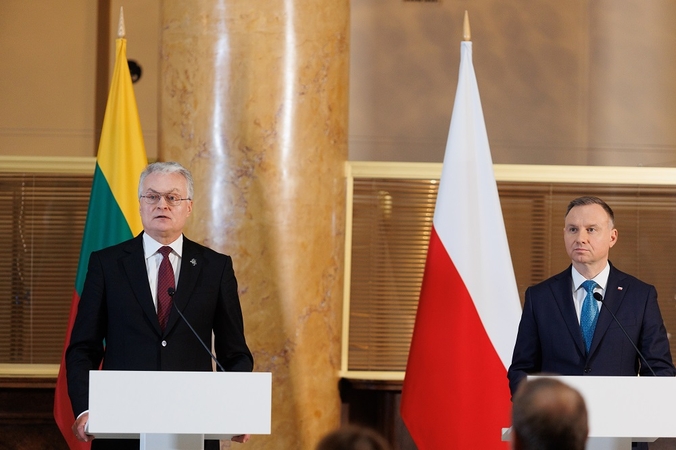 Gitanas Nausėda ir Andrzejus Duda