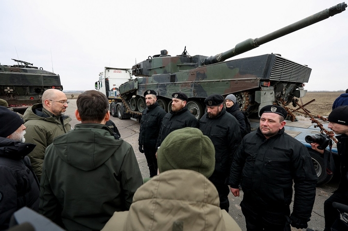 Lenkija sako pristačiusi Ukrainai dar 10 „Leopardų“