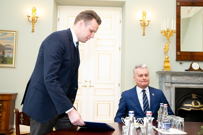 Gabrielius Landsbergis ir Gitanas Nausėda