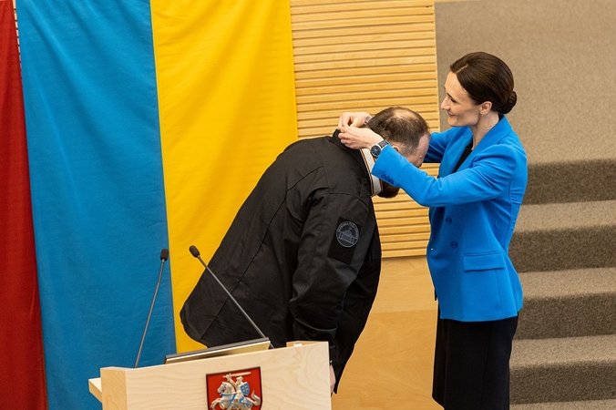 Ruslanas Stefančiukas ir Viktorija Čmilytė-Nielsen