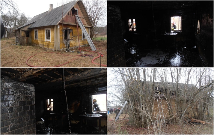 Gaisras Varėnos rajone pasiglemžė vyro gyvybę: žmogus nevengdavo parūkyti lovoje