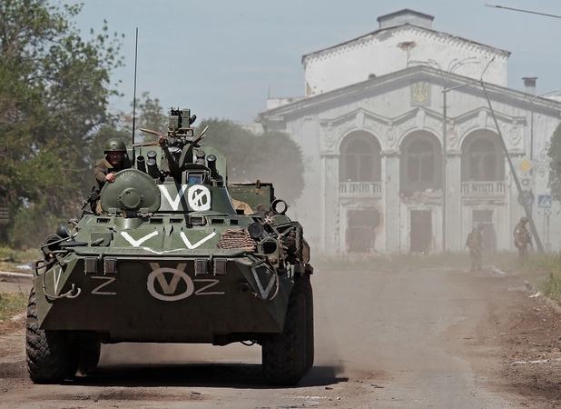 Per karą Ukrainoje žuvo arba buvo sužeista apie 75 tūkst. rusų karių