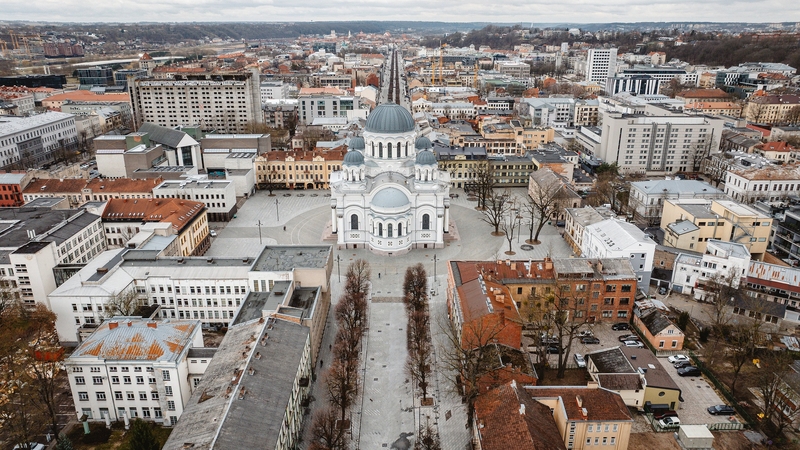 Kauno šaligatvių tvarkymo darbai