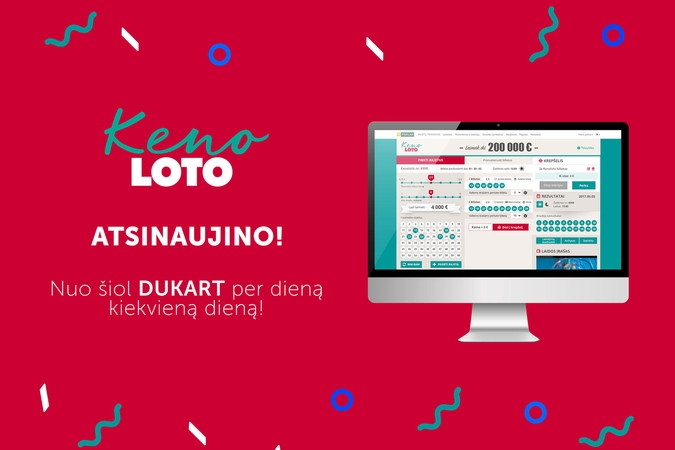 „Kenoloto“ žaidimas atsinaujino!