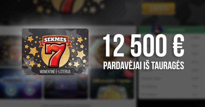 Šventinis laimėjimas – 12 500 Eur!
