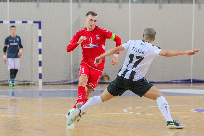 „Vyčio“ salės futbolininkai pralaimėjo Rusijos čempionams