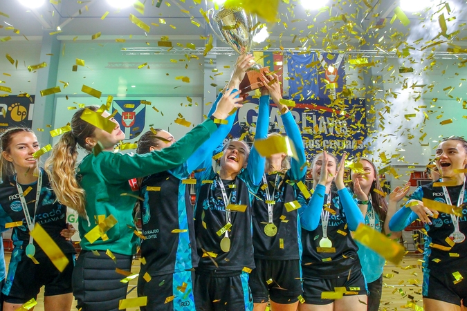 Garliavos rankininkės tapo Lietuvos čempionėmis
