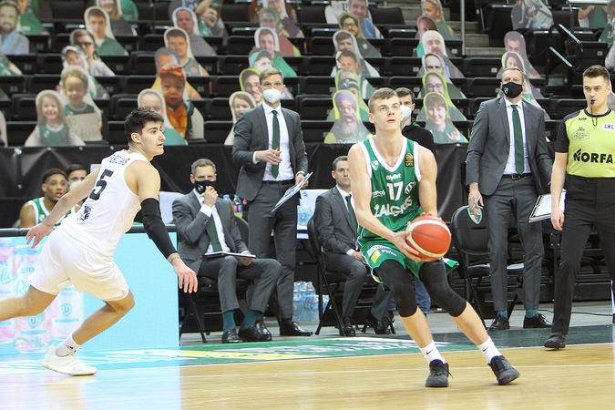 Jaunuosius talentus išbandęs „Žalgiris“ pamokė "Nevėžį"