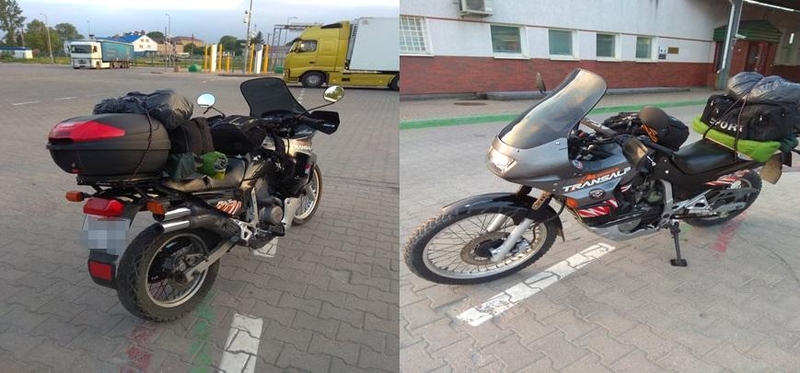 Rusas į Lietuvą važiavo vogtu motociklu