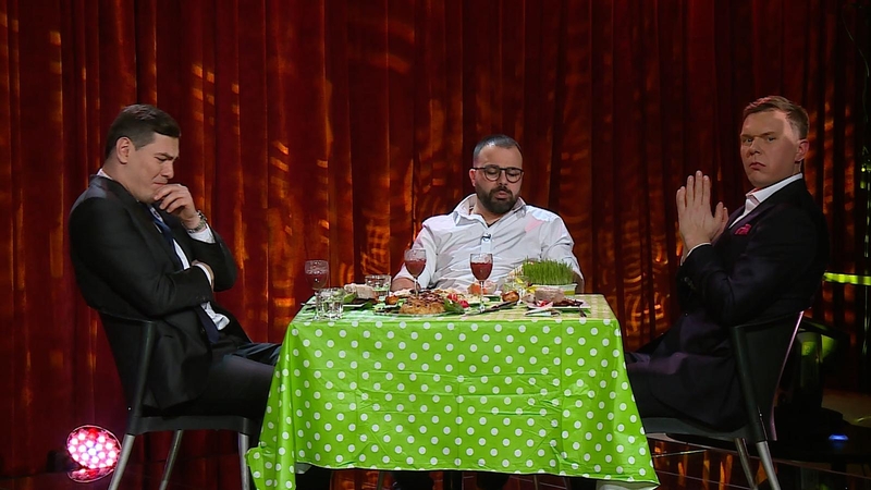 Justinas Jankevičius (kairėje), Gian Luca Demarko ir Mindaugas Stasiulis