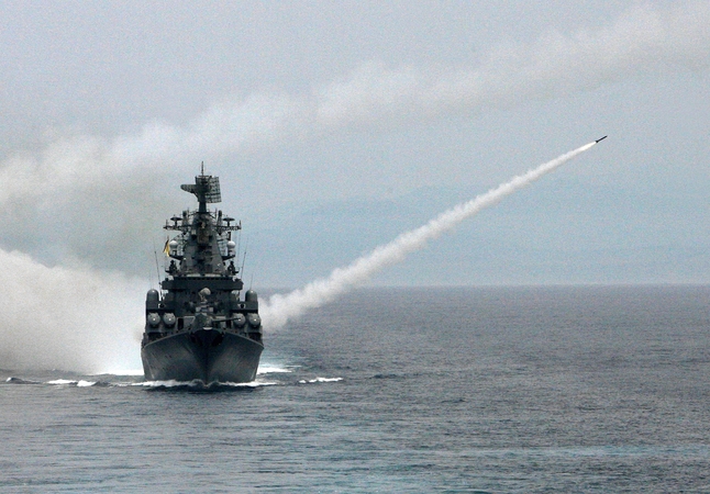 A. Anušauskas: ukrainiečių apšaudytas rusų karo laivas „Moskva“ nuskendo
