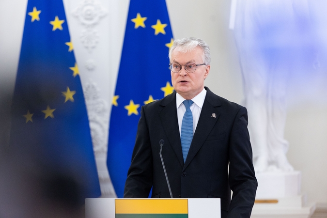 Nausėda EVT vadovui: sankcijos Rusijai gali būti panaikintos tik sustabdžius agresiją