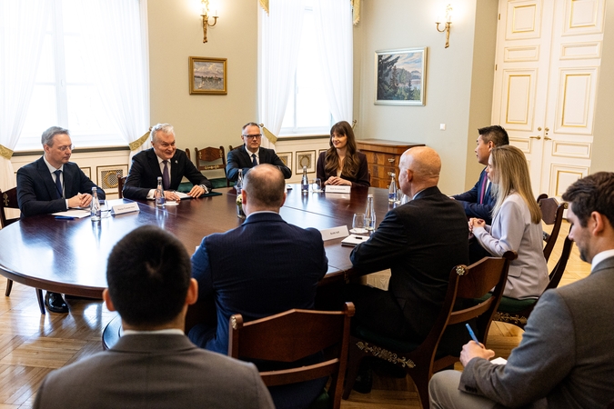 Gitanas Nausėda susitiko su JAV Kongreso nariais