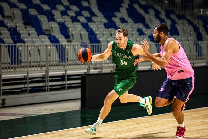 „Žalgiris“ kontrolinį mačą Ispanijoje laimėjo 36 taškais