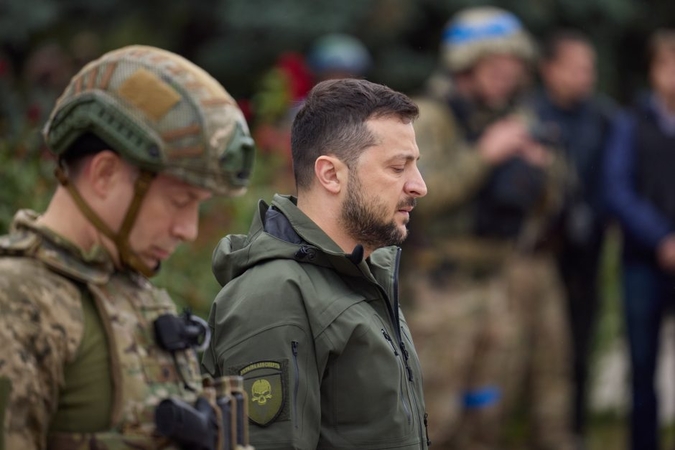 V. Zelenskis: Rusija palieka tik mirtį ir kančias