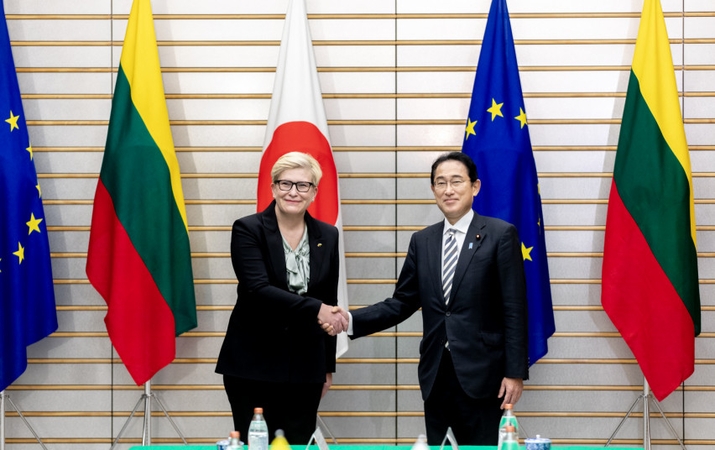 Lietuvos ir Japonijos premjerai įtvirtino šalių strateginę partnerystę