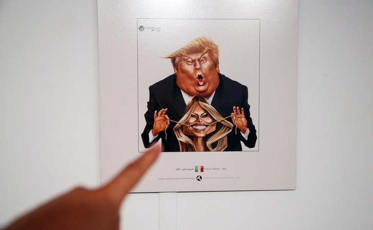 Donaldo Trumpo karikatūra