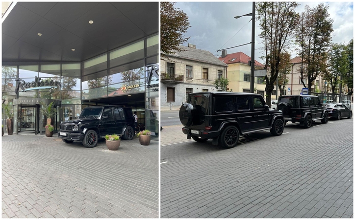 Kaunietis stebisi: prabangiems automobiliams su rusiškais numeriais sankcijos negalioja?