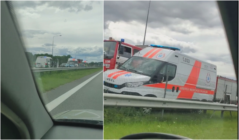 Islandijos plente – avarija: į gydymo įstaigą išvežta moteris