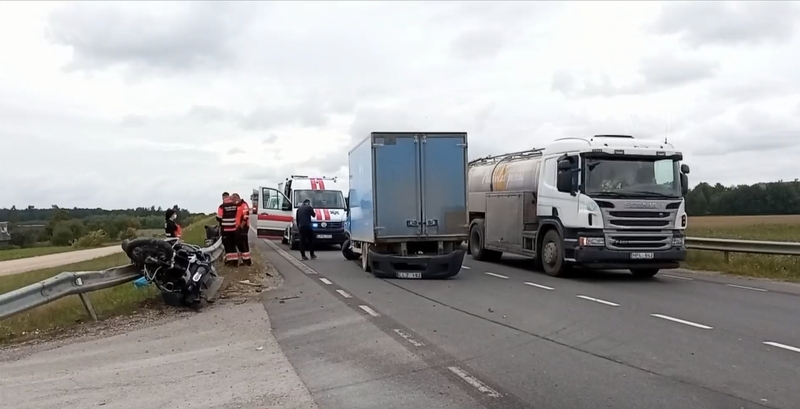 Tragedija kelyje „Via Baltica“: žuvo motociklu važiavęs Turkijos pilietis