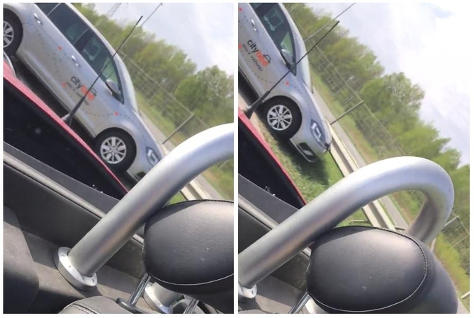 Netoli „Megos“ – „CityBee“ ir sunkiasvorio automobilio avarija