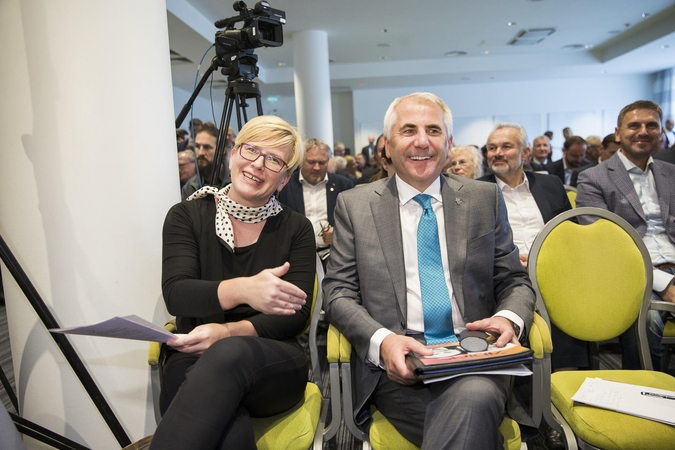 Ingrida Šimonytė ir Vygaudas Ušackas.