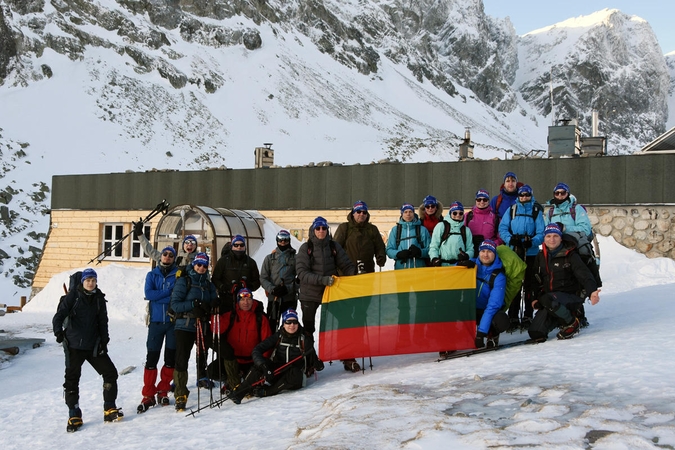 Pirmasis kartas: lietuviai įveikė slovakų mestą kalnų iššūkį