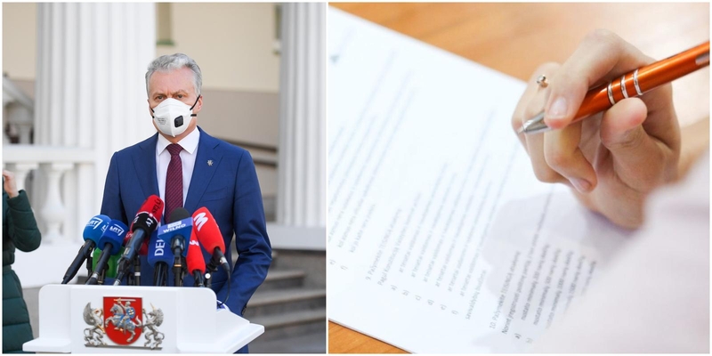 Prezidentas: egzaminai turėtų būti organizuojami