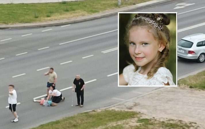 Papasakojo apie pėsčiųjų perėjoje partrenktos devynmetės būklę: reikės iš naujo mokytis ir kalbėti