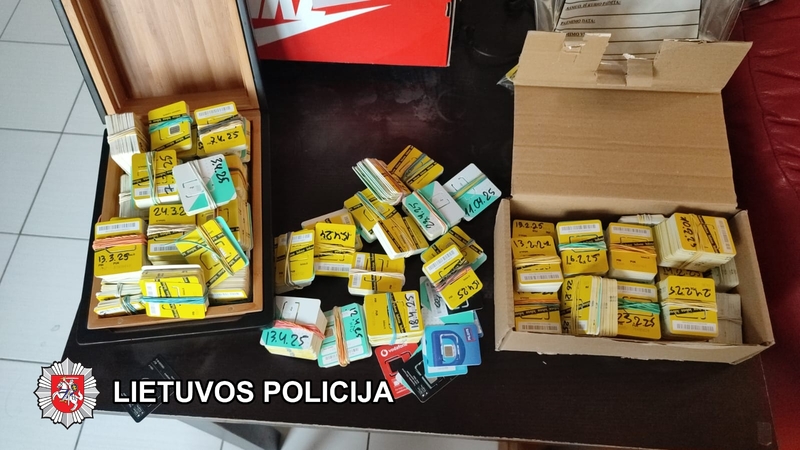 Sukčiams – policijos smūgis