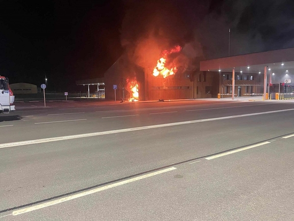 Apie gaisrą Medininkų pasienio punkte – naujos detalės