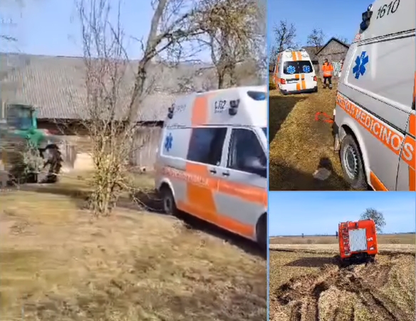 Purve užklimpę medikai pasidalijo įspūdžiais: taip visi ir liko ten, kur sustojo