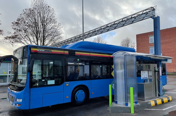 Ekologija: „Klaipėdos autobusų parkas“ gamtines dujas miesto autobusuose pakeitė biometanu