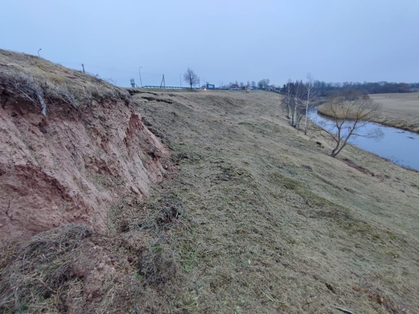 Geologai: Papilės piliakalnio nuošliauža toliau slenka